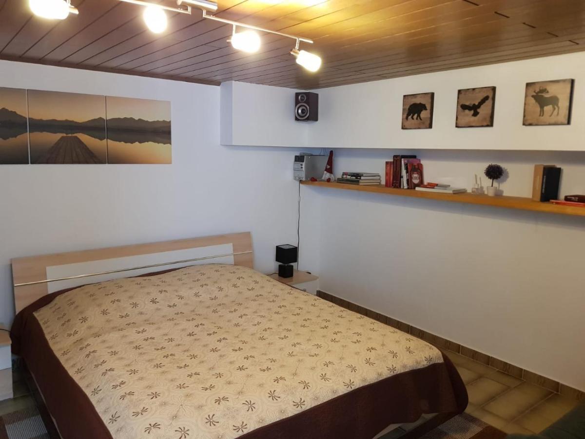 Gemütliche Ferienwohnung mit Kamin und Sauna! Nistertal Exterior foto